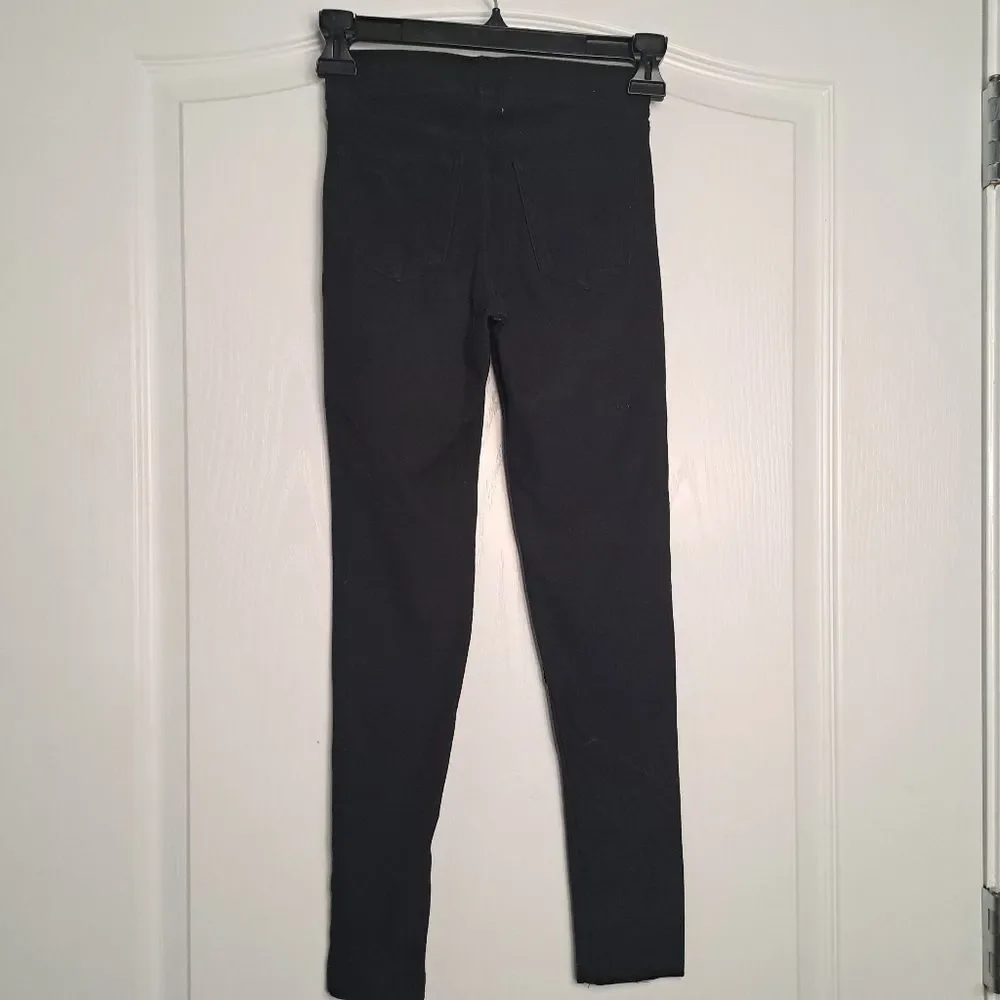 Black Sequin Knee Jegging Leggings